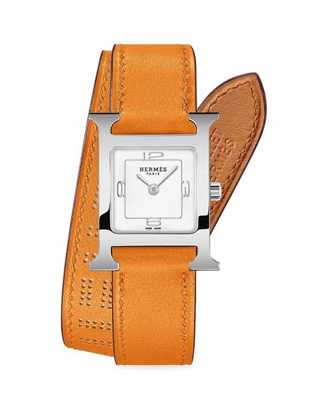 hermes watch bracelet|hermes stainless steel watches.